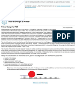 Addgene: Protocol - How To Design Primers