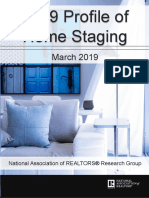 The Value of Staging Your Home - NAR Profile 2019 of Home Staging.
