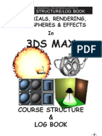 3Ds Max: Course Structure & Log Book