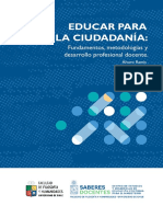 Libro Educar para La Ciudadania Fundamentos Metodologias y Desarrollo Profesional Docente para Descarga