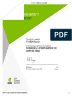 DLI C-FX-01 Certificate - Deep Learning Institute