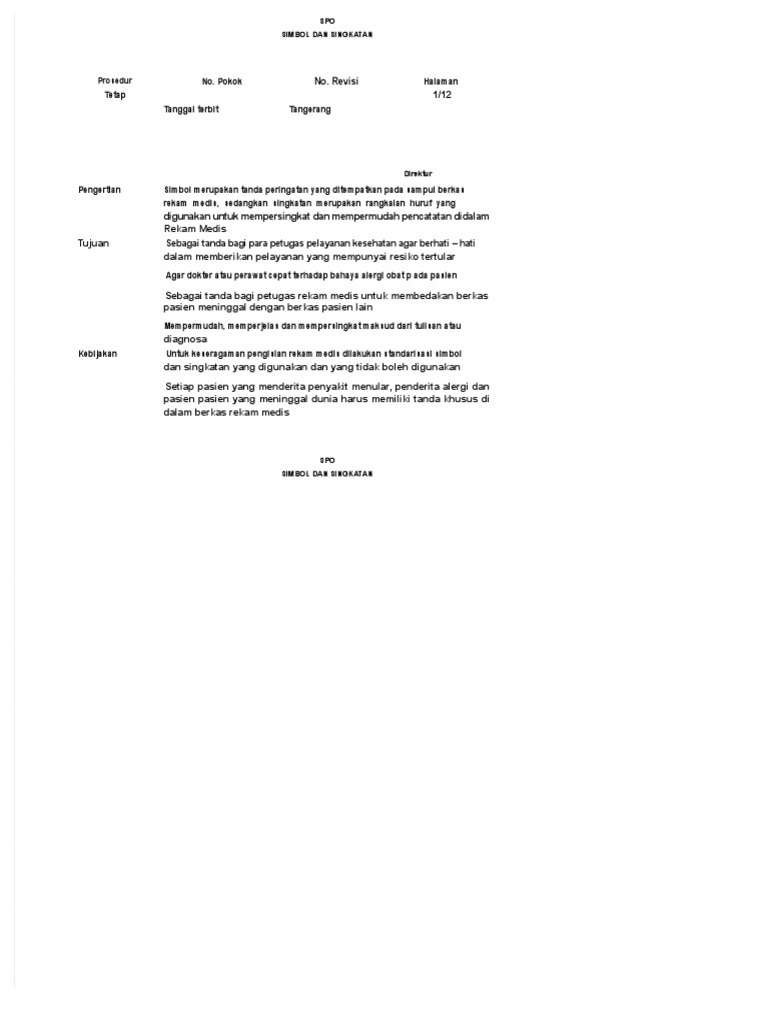 Spo Simbol Dan Singkatan Pdf