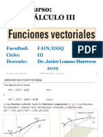 Funciones Vectoriales ESIQ - 2019-1 PDF