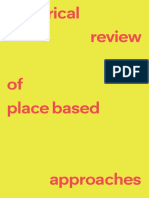 Historical Review of Place Based Approaches