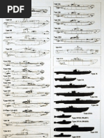 German U-Boat Types Chart