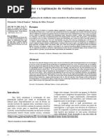 A eleição de um líder e a legitimação da violência como causadora de sofrimento mental