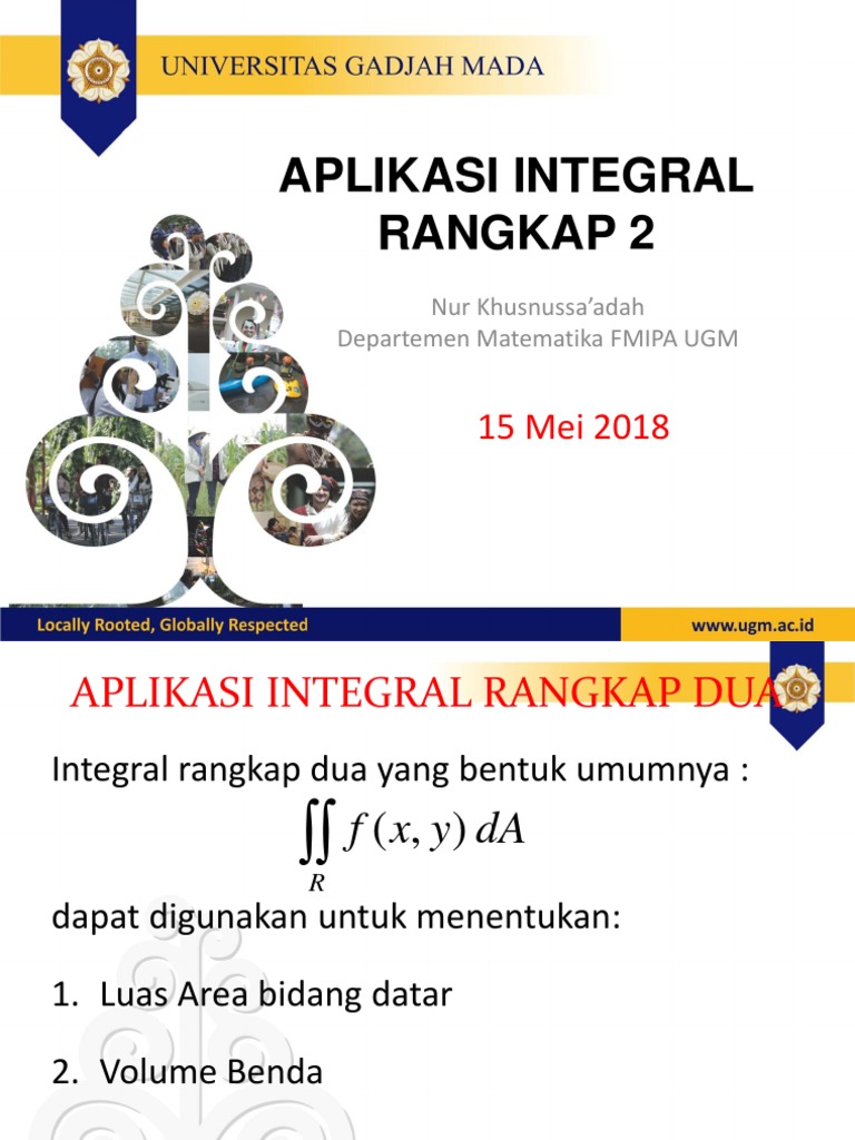 Aplikasi Integral Rangkap Dua | PDF