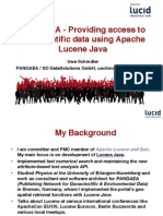 PANGAEA - Providing Access To Geoscientific Data Using Apache Lucene Java