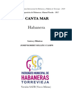 Obra Obligada 66 Certamen Internacional de Habaneras y Polifonia de Torrevieja 2020 Satb PDF