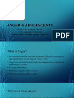 Anger and Adolescents