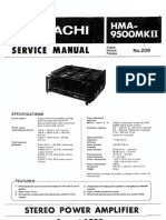 Hitachi Hma-9500 Mkii Service en de FR
