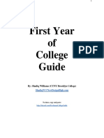 First Year of College Guide