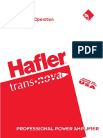 Hafler p7000 Power Amplifier Service Manual