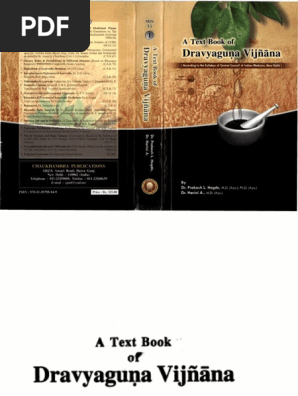 Dravyaguna vijnana by hegde pdf files full