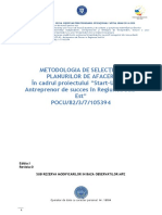 Metodologie Selectie Pa PDF