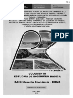 Vol Iii - 3.8 Evaluacion Economica - HDM4