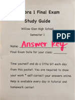 2019-2020 Final Exam Study Guide Sem