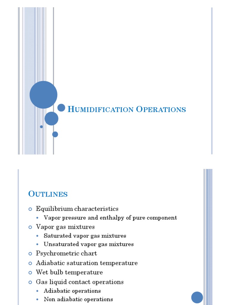 Humidification Operations Overview | PDF | Relative Humidity | Humidity
