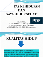 Kualitas Kehidupan Dan Gaya Hidup Sehat Revisi