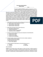 Evaluación Sistema Nervioso 9° Sabatino