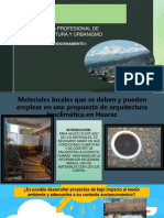 Materiales Bioclimáticos en Huaraz PDF