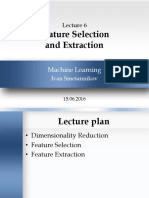 Lec 06 Feature Selection and Extraction