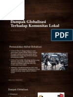Materi Sosiologi Kelas XII. Dampak Globalisasi Terhadap Komunitas Lokal (Kurikulum 2013)