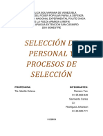 Selección de personal y procesos de selección en la UNEFA