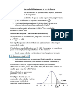 Calculo de Probabilidades Con La Ley de Gauss