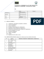 Sistematización de La Experiencia en Área de Práctica