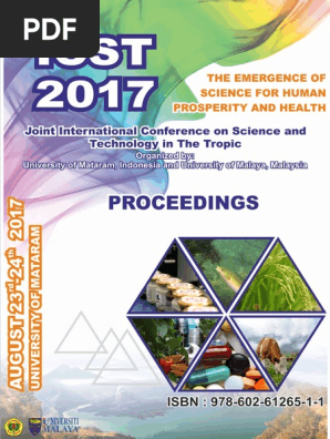 Prosiding Second Icst Tahun 2017 Lengkap Farmer Agriculture