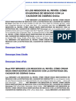 Mirando Los Negocios Al Reves Como Crear Ideas Innovadoras de Negocio Con La Estrategia Del Cazador 8416364664