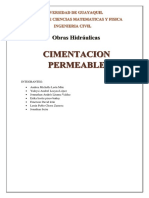 Cimenntacion de Arena y Grava