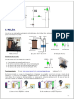 Un Relé Es Un Interruptor Automático Controlado Por Electricidad. Los Relés Permiten Abrir o Cerrar Circuitos Sin La Intervención Humana. - PDF Descargar Libre