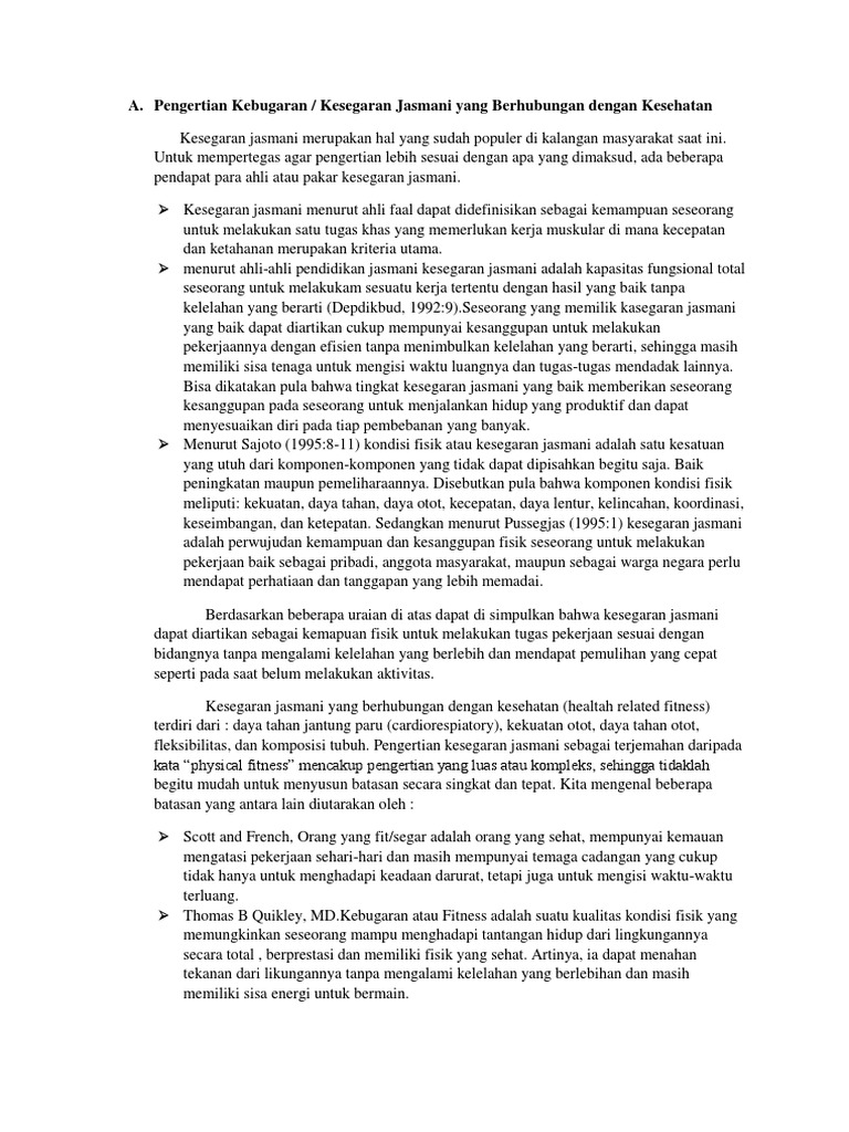 Makalah Kebugaran Jasmani Docx