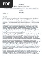 NDC v. Phil. Veterans Bank 192 SCRA 257 (1990)