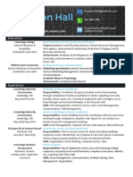 Shannon Hall Resume