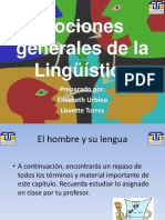 Nociones Generales de La Lingüística SPAN 0110