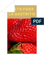 Dieta para La Gastritis