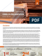 Financiamiento de CODELCO 2019