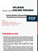 Review Jurnal Isolasi Bakteri Mananolitik Dan Karakterisasi Mananasenya