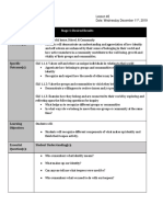 Social Studies Lesson Plan Wednesday December 11th 2019