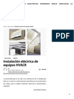 Instalación Eléctrica de Equipos HVACR - Revista Cero Grados
