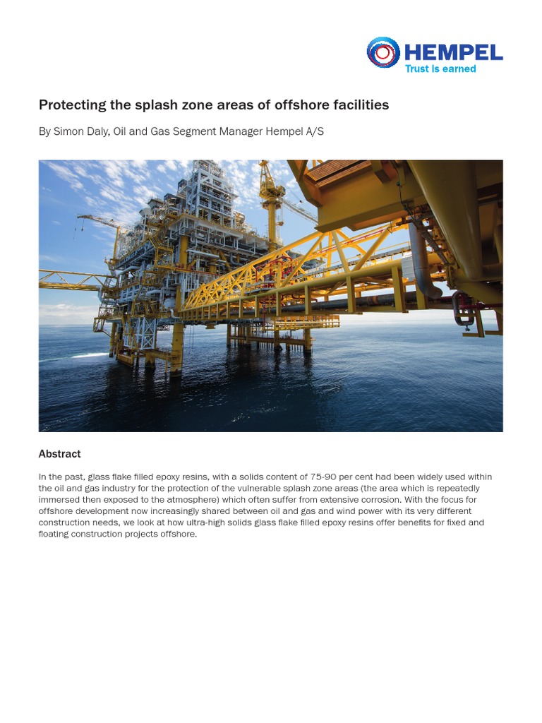 Maximizing Corrosion Resistance in Offshore Splash Zones Through the