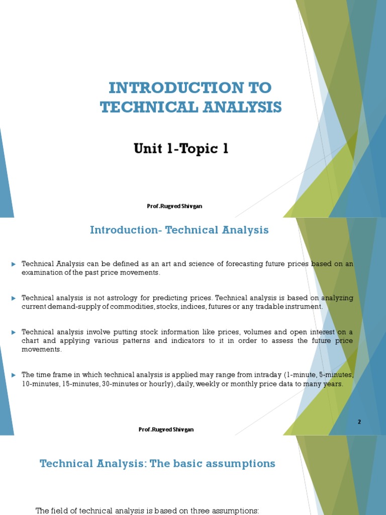 A Brief Introduction To Technical Analysis – ANHVI