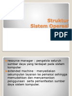 Struktur Sistem Operasi