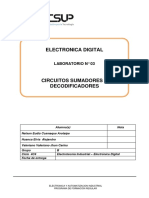 Lab 03 - Circuitos Sumadores y Decodificadores