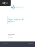 Costo de Calidad de Software