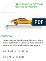 Sistemas equivalentes de fuerzas para cuerpos rígidos