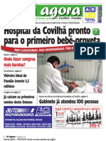 Já Agora, o Jornal Gratuito Da Covilhã e Fundão, Nº 84